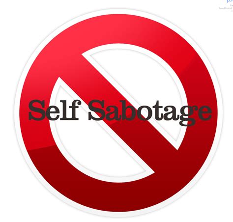 self sabotage