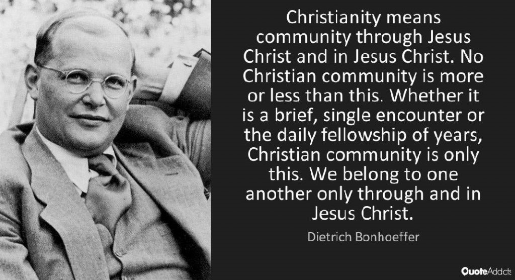 Bonhoeffer Community quote
