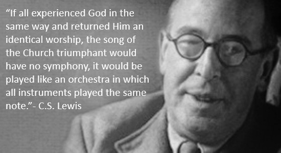 CS Lewis worship quote